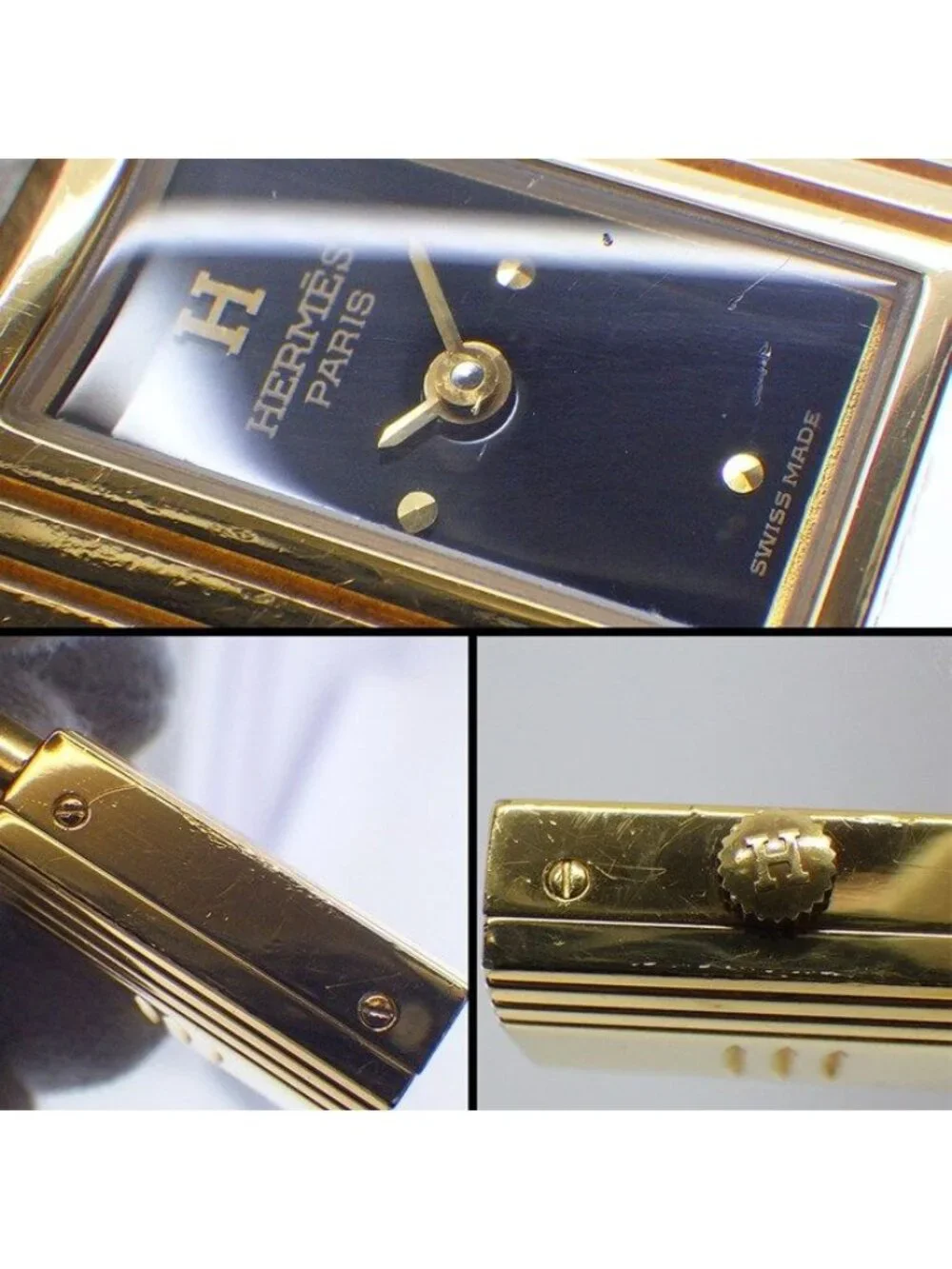 Hermes Watch Kelly Gold